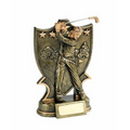 Fairways Hand Painted Resin Male Golfer Award (4.5")